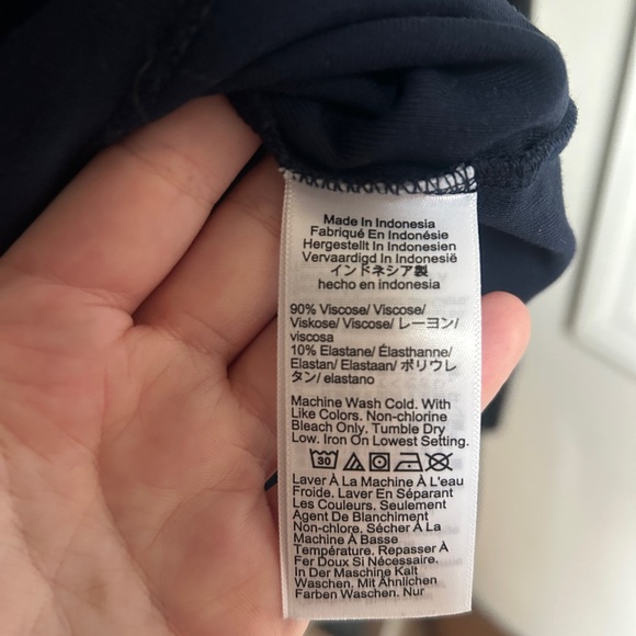 NWOT J. Crew Refined Rib Shell Tank Top, Navy, XL - Picture 5 of 5